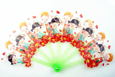 创意/个性/卡通/12玲珑系列/小折扇子	