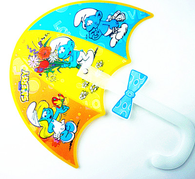 创意/个性/卡通/大扇形/3D立体扇子 