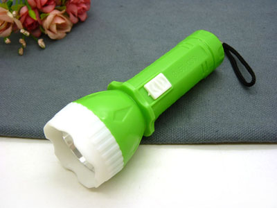 环保塑料小手电筒 LED迷你手电筒 强光小电筒-9918	