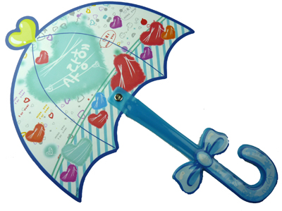 创意/个性/卡通/小扇形/3D立体扇子