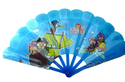 创意/卡通/个性/时尚/耐用/塑仿凤尾扇