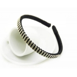 韩国三排水晶头箍发饰品 水钻发箍宽边发卡 发夹镶钻头饰 气质女士发箍    -女时尚发卡