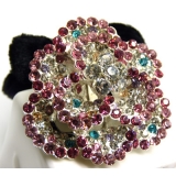 日韩时尚精品头扣 水钻头扎 梅花 女士靓丽头扣