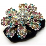 日韩时尚精品头扣 水钻头扎 梅花 女士靓丽头扣