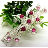 韩版水钻弹簧夹顶夹横夹发卡发夹水钻横夹