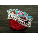 水晶发夹 韩版水钻发饰弹簧夹 韩国头饰 -弹簧夹永久保色