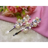 韩国正品  合金保色 永久闪耀  韩版边夹刘海夹对夹-18号	