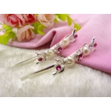 韩国正品 永久闪耀 合金保色韩版边夹刘海夹对夹-18号	