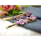 韩国正品 永久闪耀花朵对夹发夹韩式复古发饰边夹头饰-15号	