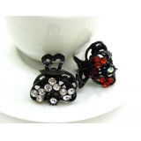 韩版饰品合金水钻抓夹头饰 -合金水钻爪夹	