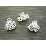 韩国进口永久保色水钻合金小抓夹刘海夹 -合金爪夹	