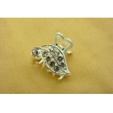 韩国进口永久保色水钻合金小抓夹刘海夹 -合金爪夹