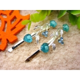 韩国头饰繁花春水发夹对夹边夹刘海夹-长拱夹对夹17号	