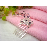 进口水钻发梳头饰品 韩版发卡发插