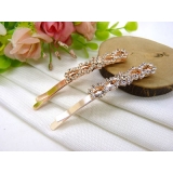 时尚对夹边夹 水钻发卡 简约头饰发饰女	