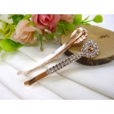 时尚对夹边夹 水钻发卡 简约头饰发饰女	