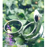 韩版蛇形戒指  韩版潮人男士情侣对戒 个性时尚指环	