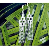 日韩饰品/水钻合金/保色耳饰	