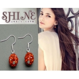 施华洛球耳环耳钉 饰品 防过敏耳坠 日韩流行长款耳环	