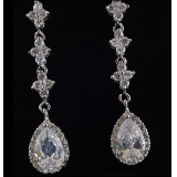 日韩精致时尚气质水钻耳钉耳环耳挂 女防过敏耳饰品