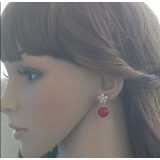 日韩精致时尚气质水钻耳钉耳环耳挂 女防过敏耳饰品