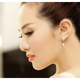  日韩精致时尚气质水钻耳钉耳环耳挂 女防过敏耳饰品