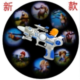 新款闪光投影枪 投影熊 超酷超炫 有声音 逼真形象-光头强八音投影枪988