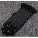 夏季时尚女款薄开车手套/蕾丝短款防晒手套/结婚礼服婚纱防紫外线-21	