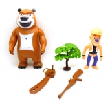 正品发光熊大玩具熊出没发光会说话的公仔儿童玩具-熊大132	