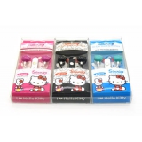 可爱hello Kitty耳机猫头 入耳式MP3 -卡通耳机通用耳机KT100	