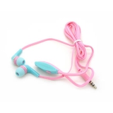 重低音跑步手机线控电脑音乐挂耳式带耳麦 运动耳机 -面条线耳机EV-A905	