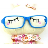 双色大框眼镜框 无镜片眼睛框架/0606眼睛架	