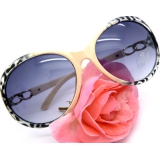 新款时尚复古渐变偏光镜 大框潮流酷墨镜优雅眼镜-2070	