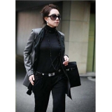 时尚明星女偏光防紫外线墨镜眼镜 百搭大框渐变墨镜女优雅眼镜 -3802
