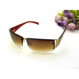 太阳镜高清偏光镜小脸方形墨镜无框太阳眼镜复古蛤蟆镜男潮-994