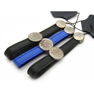 合金皮革手机挂件 时尚挂件 -合金手机链	