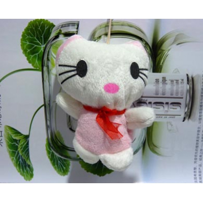 长睫毛小猫挂件