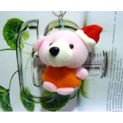 带帽小熊挂件	