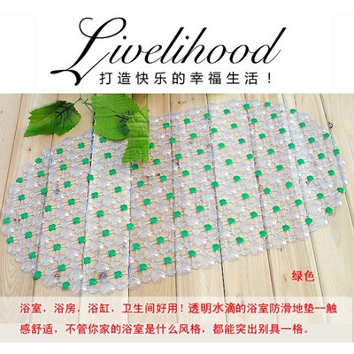 鹅卵石时尚浴垫 彩色水滴地垫/浴室防滑垫	