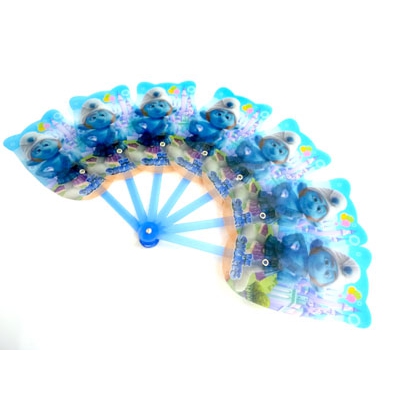 卡通分体带扣折叠扇