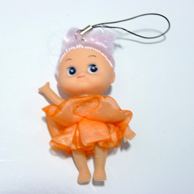 手机链迷糊娃娃芭比娃娃挂件	