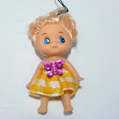 手机链迷糊娃娃芭比娃娃挂件	