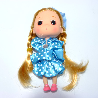 儿童生日礼物---双辫迷糊娃挂件芭比娃娃挂件	