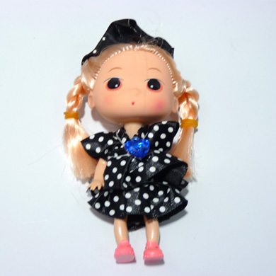 儿童生日礼物---双辫迷糊娃挂件芭比娃娃挂件	