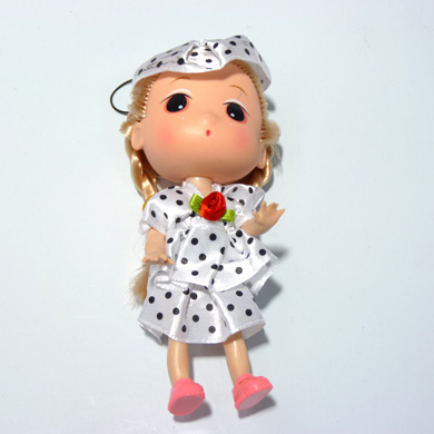 女孩玩具包包挂件钥匙链芭比娃娃挂件	