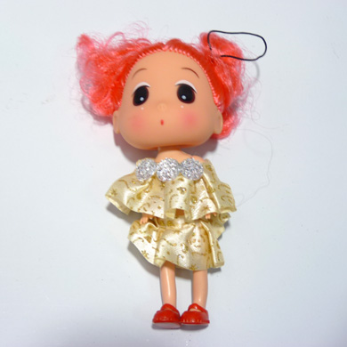 女孩玩具包包挂件钥匙链芭比娃娃挂件