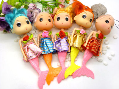 美人鱼芭比娃娃儿童模型玩具女孩最爱	