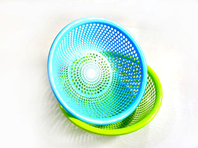 塑料筐沥水篮洗菜篮果篮-8088圆眼菜篮