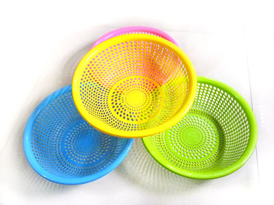 塑料筐沥水篮洗菜篮果篮-8088圆眼菜篮