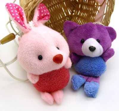 泰迪熊毛绒玩具 小熊挂件卡通花束公仔小熊手机挂件 时尚包包钥匙挂件